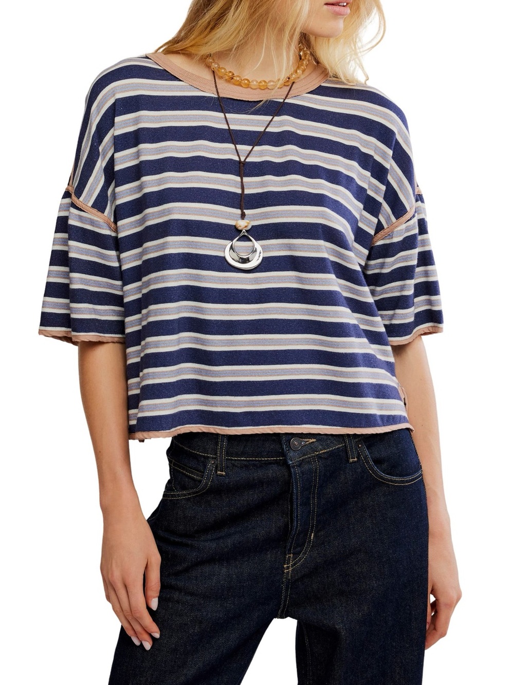 Clean Rugby Stripe Cotton Top
